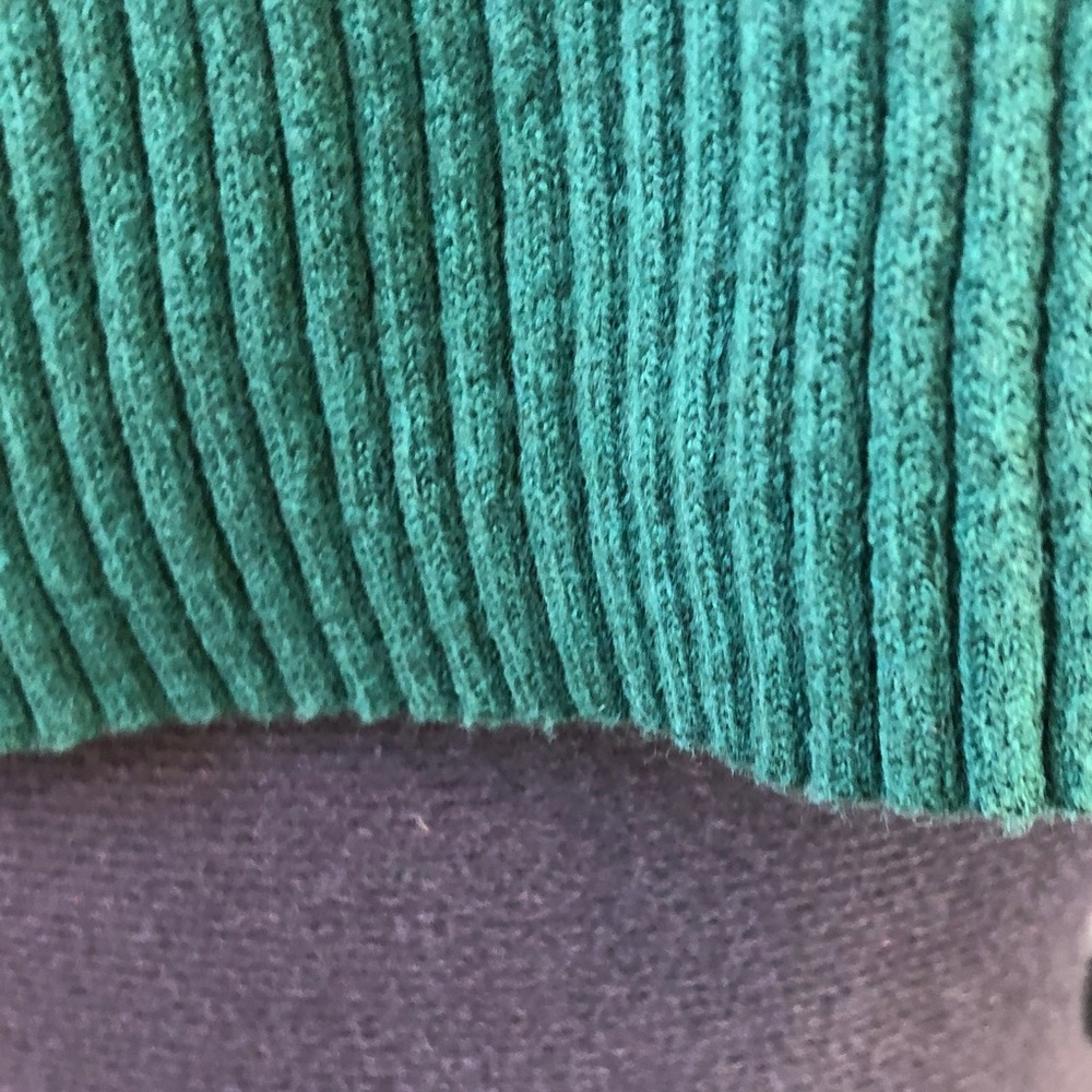 Old Navy Sosoft Lite Green Turtleneck Ribbed Sweater - Picture 10 of 14